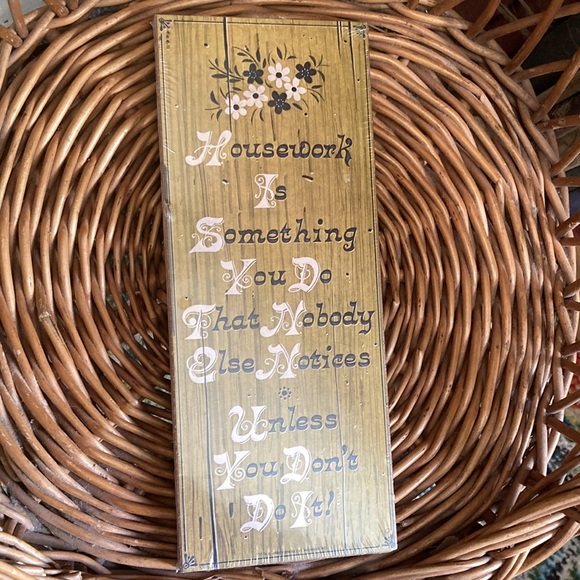 vintage 70s Abbey Press funny groovy kitchen wall decor - Picture 4 of 10